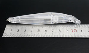 Leurre de pêche vierge non peint, corps de leurre méné 11.19g 110mm, appât méné, jerkbait, suspension vierge, leurre méné de surface 8330 # - Product Image 5