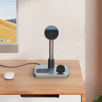 Station de charge rapide 15W et support 3-en-1 chargeur sans fil de bureau pour téléphone écouteur montre