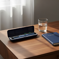 Estuche de Viaje para Bolígrafos de Plástico, Estuche Delgado e Impermeable, Caja de Almacenamiento para Frascos, Empaque de Alta Calidad para Productos de Cuidado de la Piel