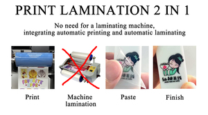 Factory Sales Roll to Roll UV DTF with <b>Laminator</b> Fast Speed 2 XP600 Printheads UV Dtf A/B Film Printing Machine - Product Image 5