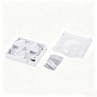 Boîtier terminal fibre optique FTTR 1 port ODP en ABS pour montage mural intérieur, compatible avec câble fibre invisible 0,9 mm 15-40 m, pour réseau télécom Indonésie