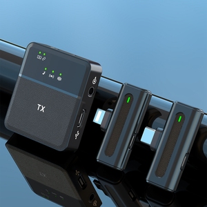 Micrófono Inalámbrico de Solapa SX8 con Reducción de Ruido para Podcasts en Vivo, Micrófono Lavalier para Vlogging, Cámara, Entrevistas y Grabaciones en Vivo - Product Image 5