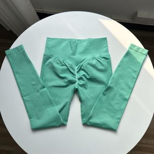 Shorts de sport <span class=keywords><strong>Yan</strong></span> Ruo plissés, taille mi-haute, en Spandex/Nylon, grande taille, sans coutures, pour femme, idéal pour le <span class=keywords><strong>yoga</strong></span> et les activités de plein air - Product Image 5