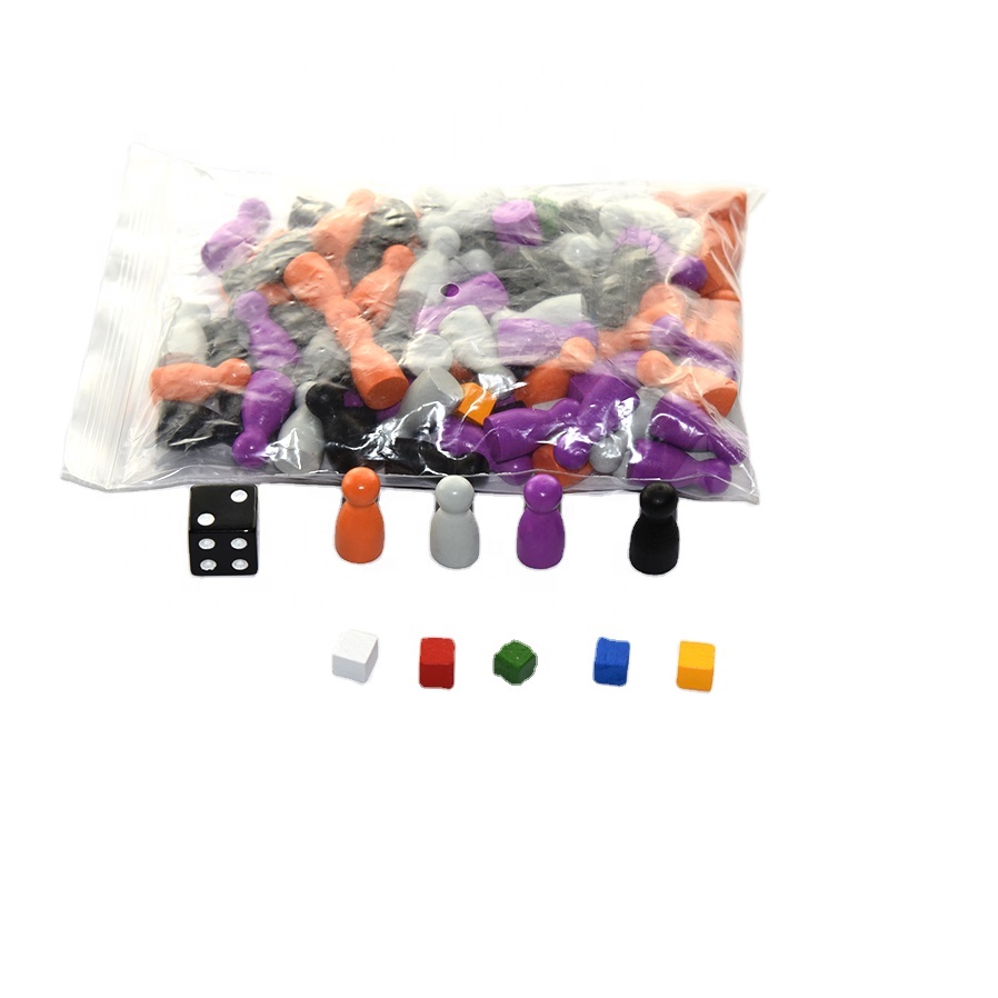 Pedina per gioco da tavolo in legno colorato (12x24) (blu, 1