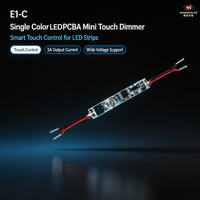 Variateur de lumière tactile mini LED 12-24VDC 1CH3A CV E1-C
