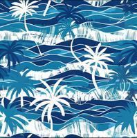 Tissu léger imprimé numériquement sur mesure au design hawaïen pour vêtements féminins et pour filles, jupes, vêtements de nuit - Échantillon gratuit disponible