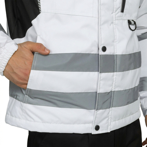 Veste de sécurité haute visibilité réfléchissante pour travaux de construction, meilleure veste de sécurité, vente chaude, veste de travail réfléchissante haute visibilité pour l'hiver - Product Image 2