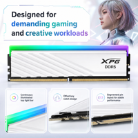 ADATA XPG Lancer D300G DDR5 16GB 6000MHz CL36 UDIMM Putih RGB Memori Desktop OEM Pabrik Hynix A-die Tersedia Stok Tersedia di Gudang