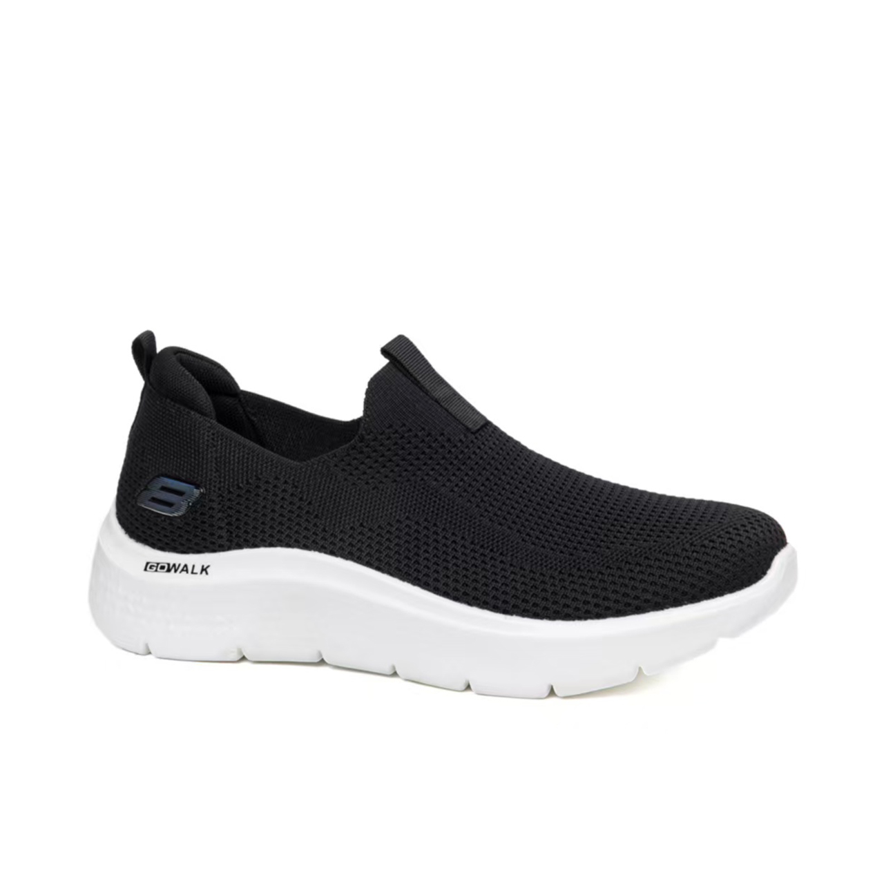 Black Upper and White Outsole