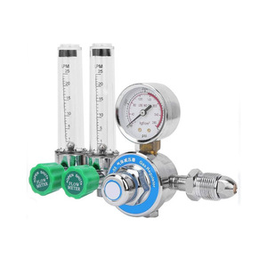 Régulateur de pression d'argon à double tube, vanne de réduction de pression d'argon, manomètre d'argon, jauge de réduction de pression d'argon, débitmètre, CO2 - Product Image 2