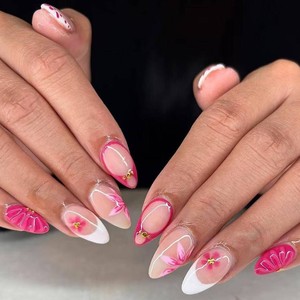<span class=keywords><strong>Uñas</strong></span> Postizas Acrílicas <span class=keywords><strong>Adhesivas</strong></span> de Diseño de Lujo, Hechas a Mano, <span class=keywords><strong>Uñas</strong></span> Artificiales - Product Image 5