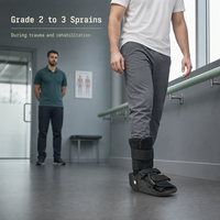 Botte de marche médicale STD Ankle Liner Walker pour traumatismes des tissus mous, entorses de grade 2-3, fractures stables et soins post-opératoires.