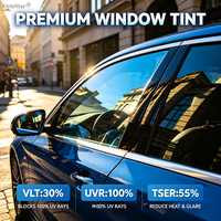 Película de Tinte Premium para Ventanas de Auto, Rollo para Preservación Interior, Barrera Térmica, Suministro de Fábrica en Grandes Cantidades