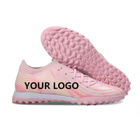 Chaussures de football athlétiques à semelle haute adhérence avec empeigne respirante pour entraînements et matchs, unisexe, pour terrain synthétique, printemps, intérieur et extérieur