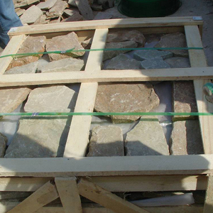 Pietra da parete in pietra di calce naturale Beige di colore misto - Product Image 5