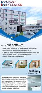 Offre Spéciale miroir de maquillage LED rectangulaire moderne personnalisé glace-fleur salle de bain illuminé montage mural IP44 - Product Image 6