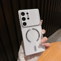 Étui de téléphone de luxe à motif CD laser, magnétique, antichoc, pour Samsung Galaxy S26 Ultra S25 Plus S24 FE