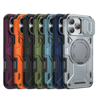 Coque Hybride TPU+PC Lichicase avec Anneau Magnétique et Béquille pour iPhone 17, 17 Air, 17 Pro, 17 Pro Max