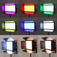 Jixio LED-RGB200 200W Panneau lumineux de studio 3300 LED Ra97 TLCI98 Bi-couleur DMX/APP V-Mount Sans ventilateur Alliage d'aluminium 100-240V