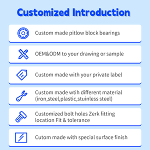 Rodamientos de <span class=keywords><strong>Chumacera</strong></span> de Acero Inoxidable 420, Rodamientos con <span class=keywords><strong>Brida</strong></span> UCF SUCF 205 206 207 208 F207, Precio de Rodamientos de Bloque de Almohada - Product Image 4
