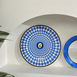 Ensemble de vaisselle en porcelaine fine de style européen bleu, best-seller, avec boîte cadeau - Product Image 6