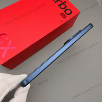 Smartphone de jeu 5G d'occasion 99% neuf, grade A+, OnePlus Turbo 6X Pro, écran AMOLED 144Hz de 6,78 pouces, batterie 8000 mAh, débloqué