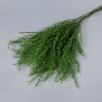 Tanaman Hias Asparagus Fern Buatan Grosir, Daun Hijau yang Dapat Dibengkokkan untuk Dekorasi Pernikahan Bertema Hutan