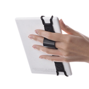 Elastic band <b>tablet</b> <b>stand</b>, anti-slip elastic back support, one-handed operation, drop-proof strap, customizable. - Product Image 1