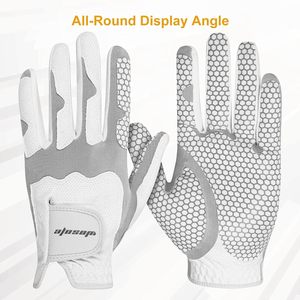 Venta al por mayor de tela de microfibra personalizada antideslizante y resistente al desgaste hombres mano izquierda guante de golf - Product Image 2