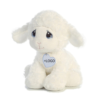 2025 usine personnalisé mignon mouton noir balle en peluche Super doux mouton potelé pour enfants avec PP matériau de remplissage cadeau