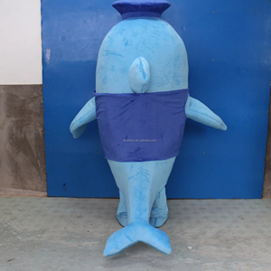 Efun quantité minimale de commande 1 PC <span class=keywords><strong>Costume</strong></span> de mascotte professionnel personnalisé petit dauphin bleu Taille <span class=keywords><strong>adulte</strong></span> Costumes de <span class=keywords><strong>poisson</strong></span> de dessin animé Costumes à vendre - Product Image 3