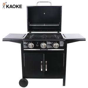 KAOKE vendita calda BBQ Gas Griller Outdoor approvazione Ce 3 bruciatore a Gas principale BBQ Gas Grill fornitore - Product Image 3