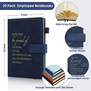 Hot Sale Customized Leather A5 Magnetic Button Notebook Set Business Office Work Conferences Promotional Corporate Gift Notepad - Product Image 3
