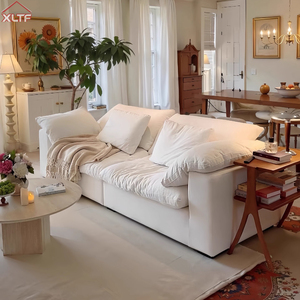 <span class=keywords><strong>Canapé</strong></span> cloud à compression sous vide, style italien minimaliste, tissu paresseux, style crème, trois places, carré, salon, <span class=keywords><strong>canapé</strong></span> à combinaison libre - Product Image 1