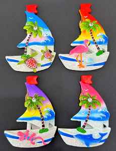 Pegatina Decorativa para Refrigerador de la Serie Delfín Oceánico, Hecha a Mano con Resina Art Deco, Pintada a Mano, para Aniversario - Product Image 2