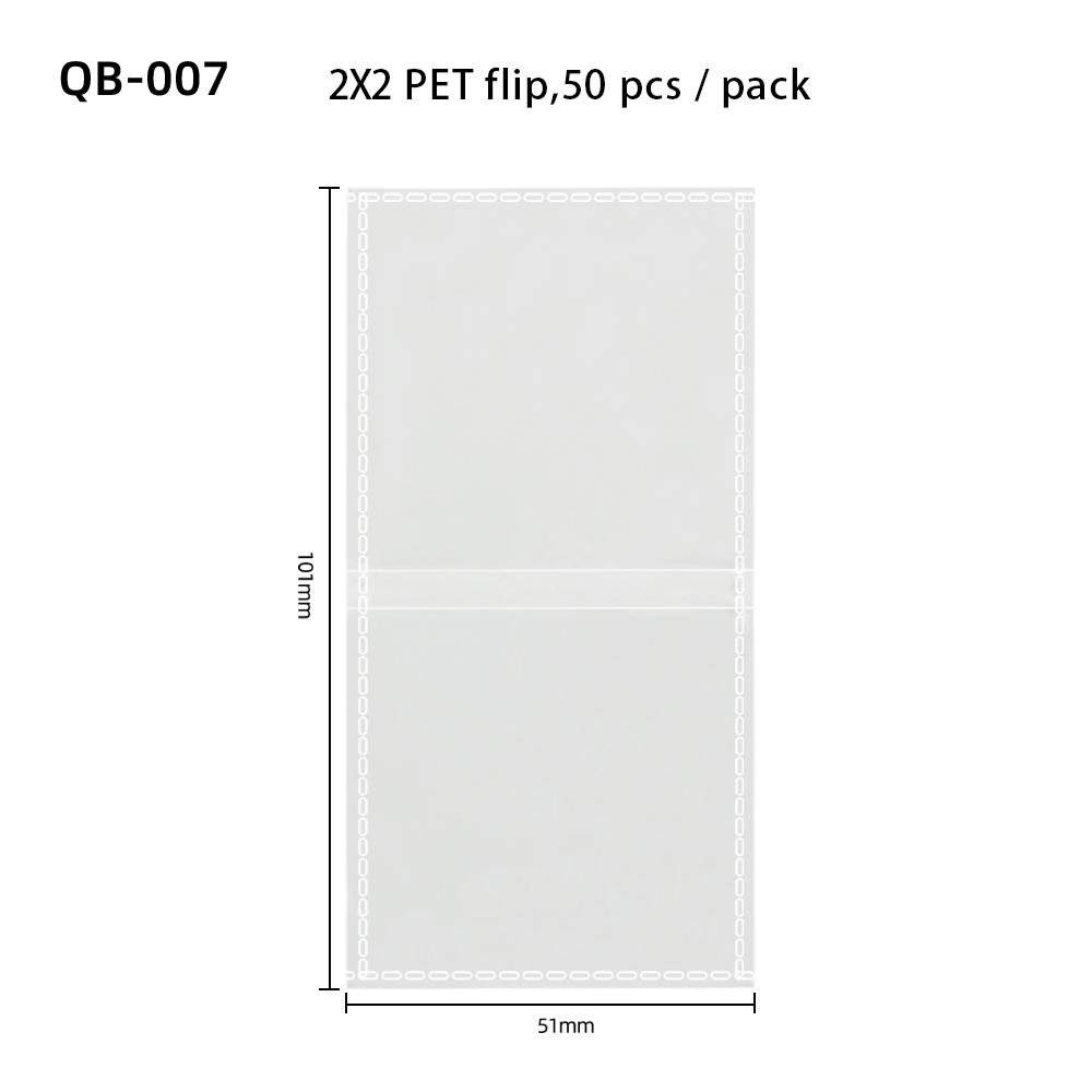 Transparent 2x2 Inch