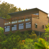 Panneau isolé de luxe pour maison en bois, décoration de la maison avec panneau privé, résistant aux flocons, pré-assemblée
