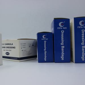 의료 용품 50 개/상자 6*8cm 밴드 에이드 붕대 부직포 의료용 접착 상처 드레싱 부직포 IV 캐 뉼라 드레싱 - Product Image 6