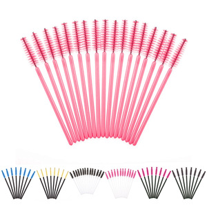 แปรงปัดขนตาแบบใช้แล้วทิ้ง 50 ชิ้น แปรงต่อขนตา สีตามสั่ง อุปกรณ์แต่งคิ้ว - Product Image 3