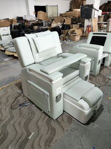Chaise de Pédicure Inclinable de Luxe avec Massage et Lumière LED pour Salon de Manucure - Offre Spéciale - Product Image 3