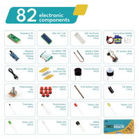 Kit de démarrage Raspberry Pi Pico KUONGSHUN pour l'éducation STEM, programmable, 23 composants, projet électronique prêt à l'emploi pour Arduino