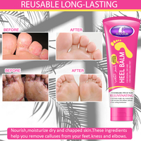 Crème ultra-hydratante pour les talons, effet visible en 3 jours, réparation des talons gercés, baume hydratant pour les pieds, 100 g, pour femmes adultes, tous types de peau