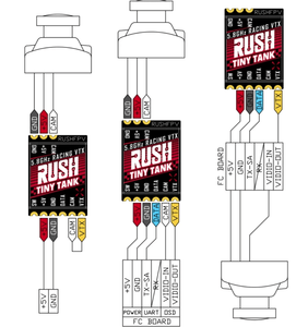 Nano VTX TINY de 48 Canales y 350mW con Placa de Expansión LED para Drones RC de Carreras Tipo Toothpick Whoop - Product Image 6