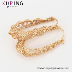 Pendientes de Mujer Xuping 99524, Diseño Hueco con Elementos de Fantasía, Chapados en Oro de 18k - Product Image 5