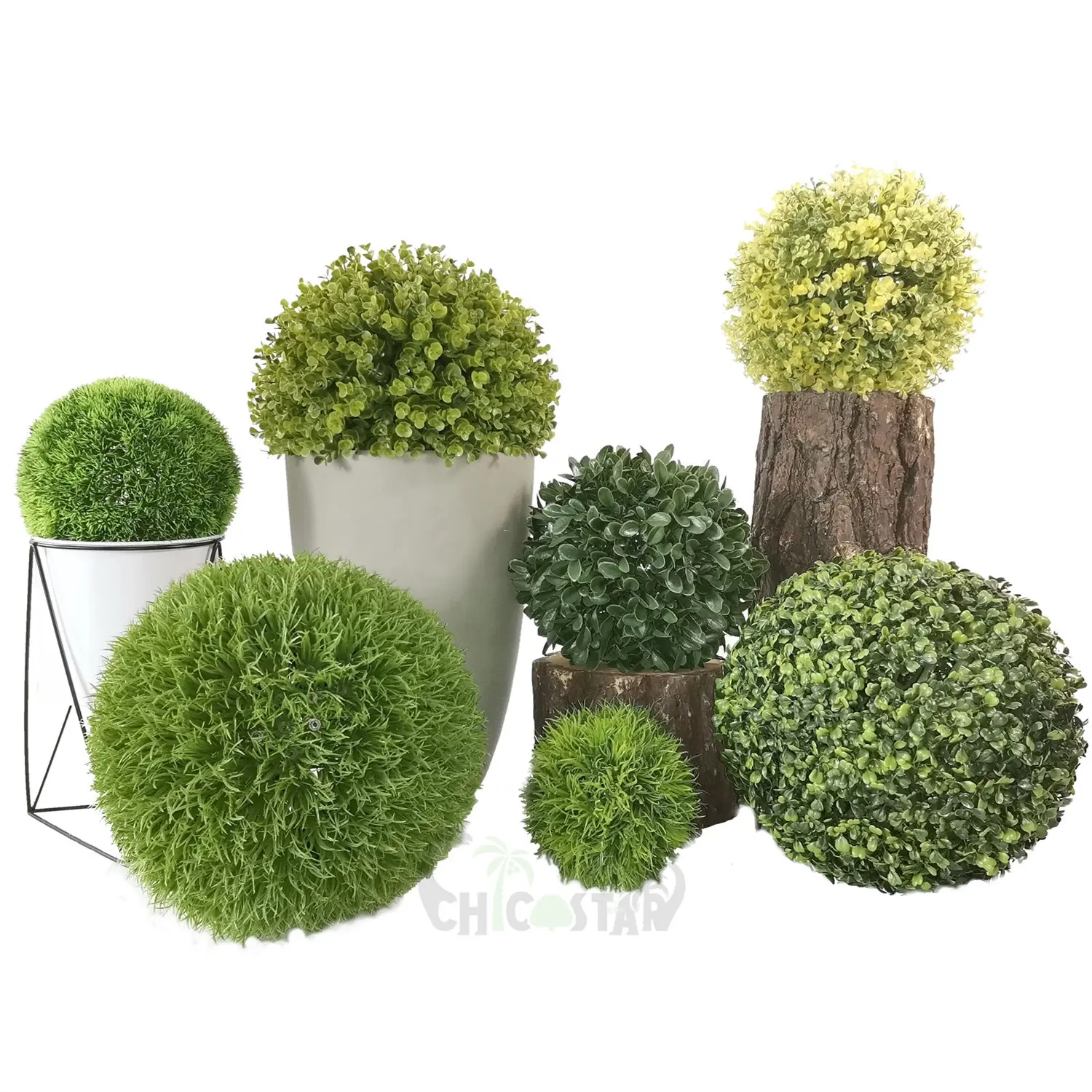 Hoge Simulatie Groothandel Ceder Buxus Bal Kunstmatige Topiary Plant Voor Tuin, Thuis Indoor Decoratie