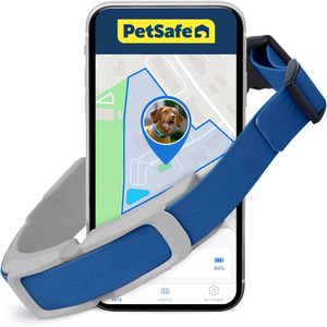 ปลอกคอสุนัข PetSafe Guardian GPS พร้อมระบบติดตามแบบเรียลไทม์ ไร้สาย สีฟ้า ทำจากไนลอนและพลาสติก รองรับบลูทูธ ใช้งานร่วมกับ iOS ได้ - Product Image 1