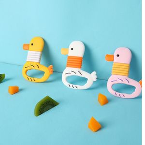 Jouets de dentition en silicone en forme de canard pour bébés et tout-petits, sans BPA, doux et sûrs, articles pour bébés, boutique pour enfants - Product Image 1