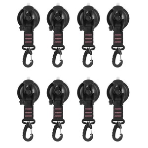 Gancho de Succión para Coche, Portátil para Viajes al Aire Libre, Rotación de 360 Grados, Mosquetón <span class=keywords><strong>Reforzado</strong></span> de Nailon, Gancho para Exteriores - Product Image 1