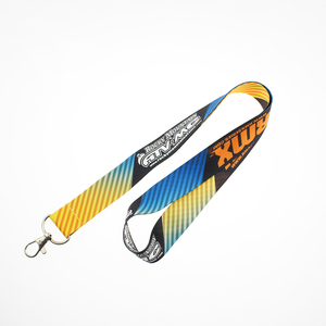 Sublimación personalizada impresa poliéster cordón promocional teléfono correa para el cuello con logotipo llavero y tarjetero - Product Image 2