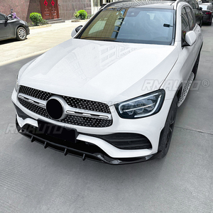 Spoiler de pare-chocs avant pour Mercedes-Benz GLC-Class X253 GLC200 260 300 2020-2022 AMG, protection de pare-chocs, lame inférieure, séparateur - Product Image 5